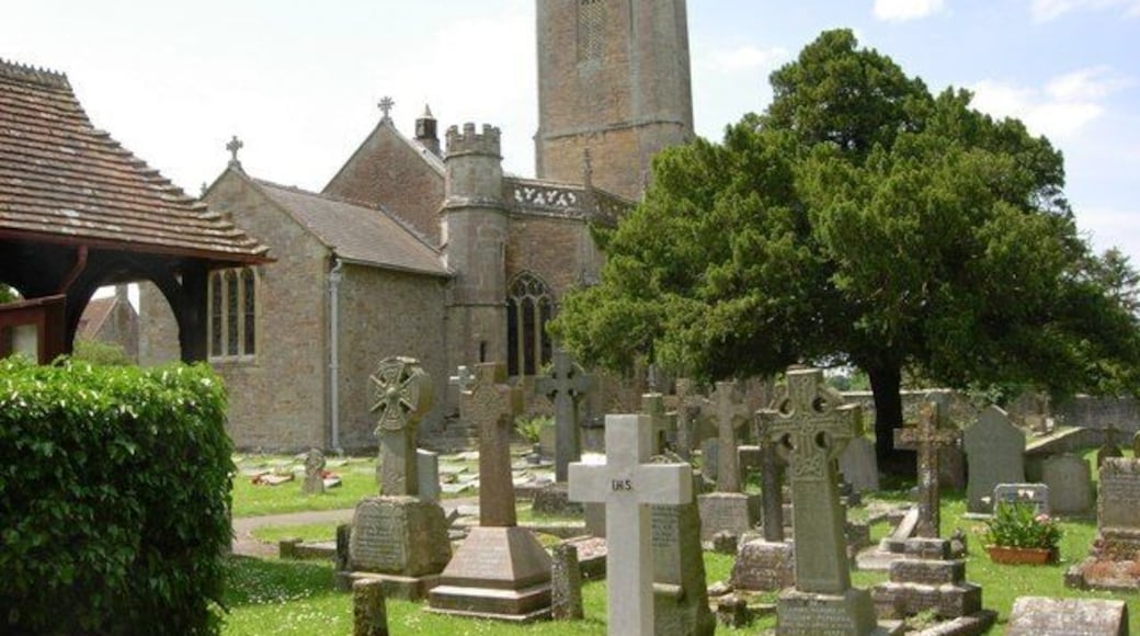 Parish church of St John the Baptist, Churchill, Somerset, seen from the east