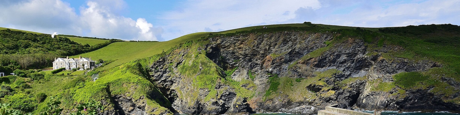 Port isaac is a beautiful area in Cornwall. picturesque fishing village frequently used for the british television series Doc Martin starring Martin Clunes.