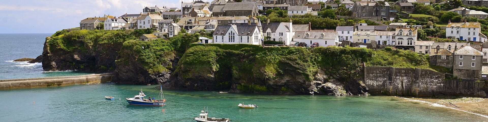 Port Isaac, Cornwall beautiful village and harbour used for the British series Doc Martin.