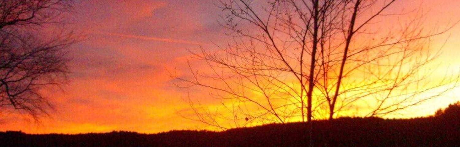 Sunset over the Lake