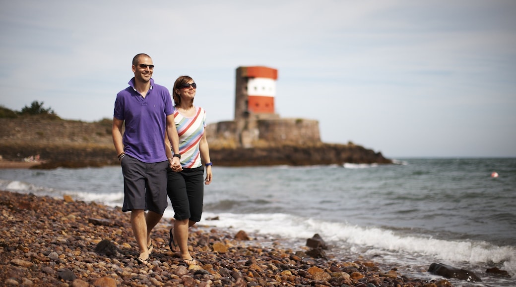 St Martin\'s featuring a pebble beach as well as a couple