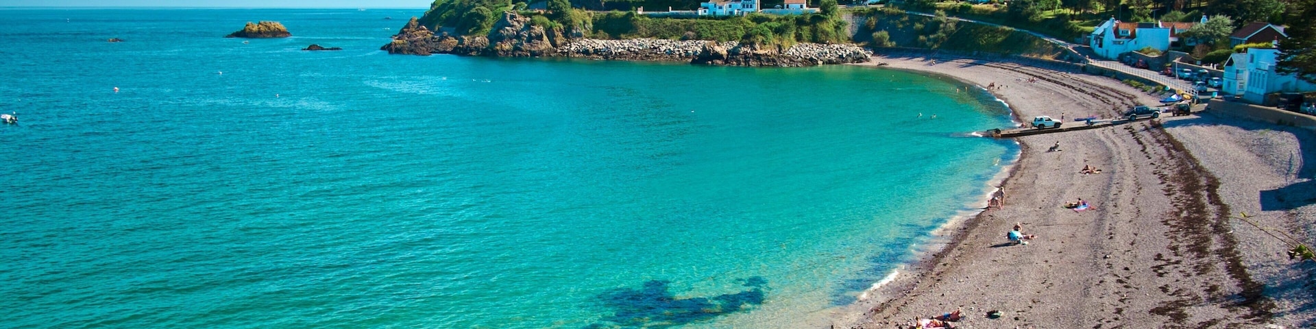 St Martin\'s showing a beach
