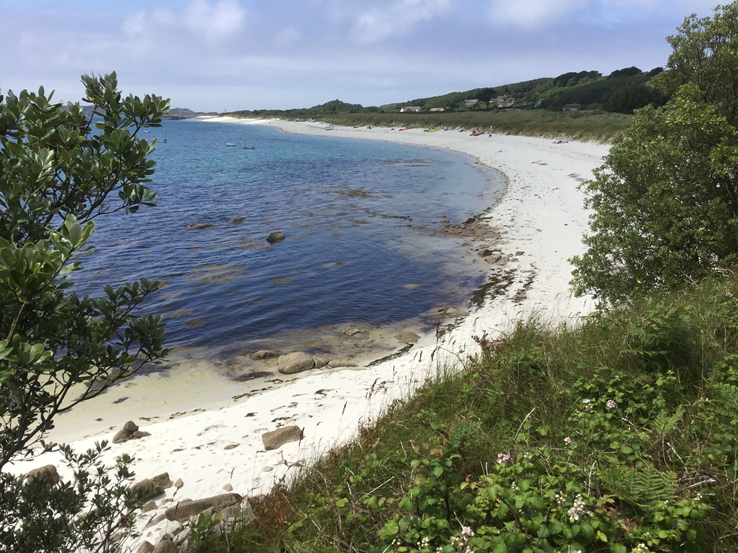 There are wonderful white sandy beaches on St. Martin