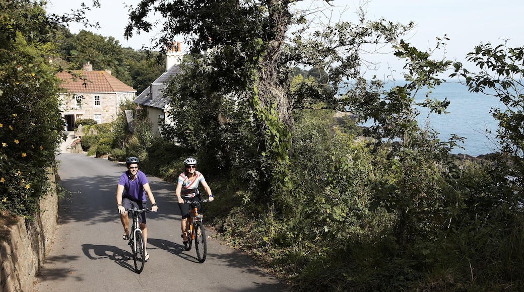 St Martin\'s featuring cycling as well as a couple