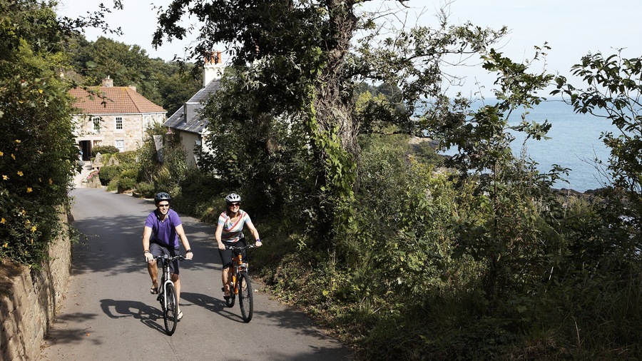 St Martin\'s showing cycling as well as a couple