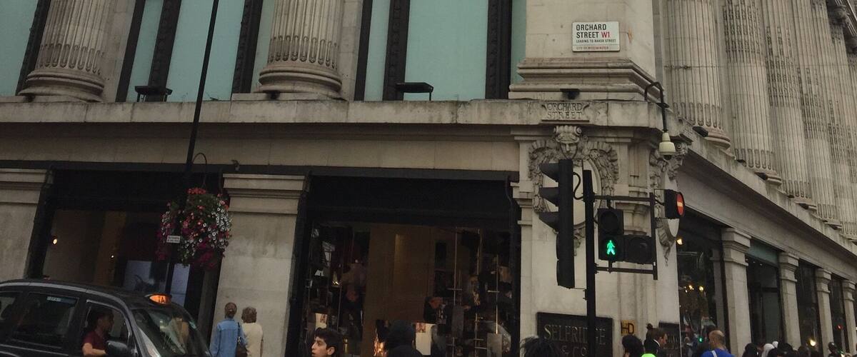 Luxury shopping in London, so go Selfridges