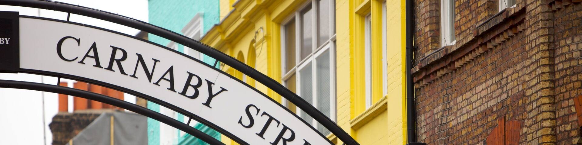 A street sign for Carnaby Street.