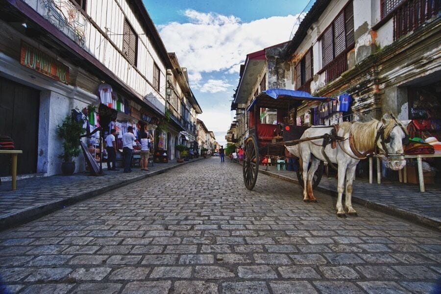 Crisologo street, Vigan City, Ilocos Sur, Philippines ... Historic and Nostalgic place to visit, properly adjudged one of the 7 wonder city of the world... A must visit place ...