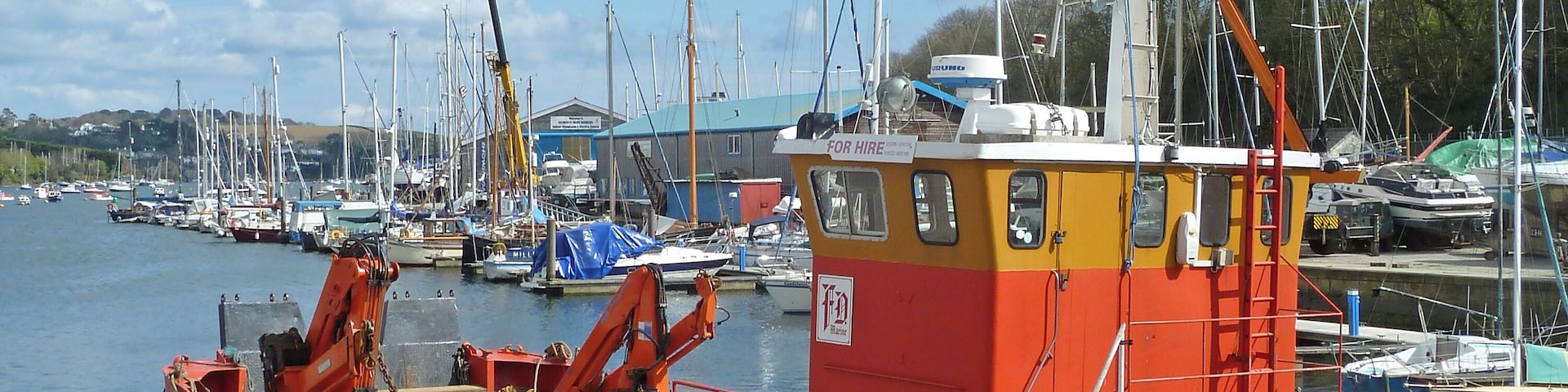 Grey Bear at Penryn Quay