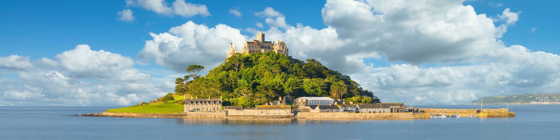 St Michaels Mount in Cornwall. United Kingdom