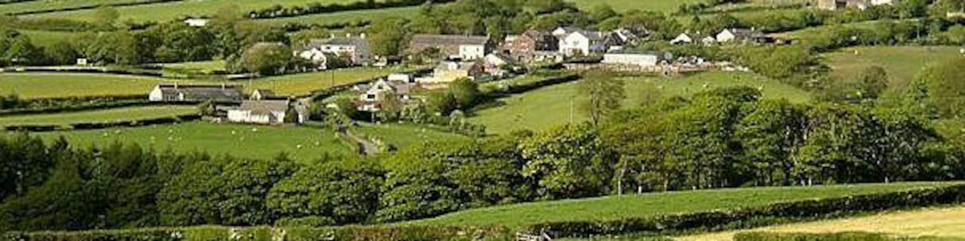 Wilton The Hamlet of Wilton from the South East, Dentside beyond.