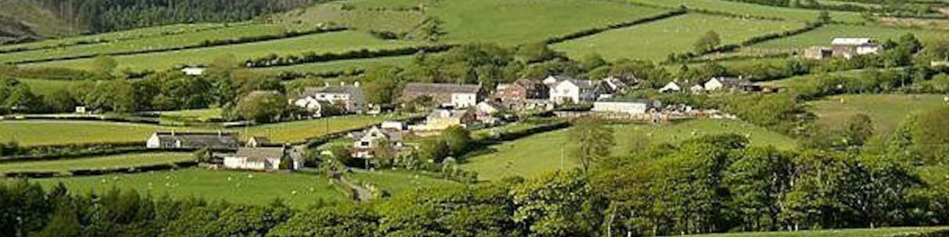 Wilton The Hamlet of Wilton from the South East, Dentside beyond.