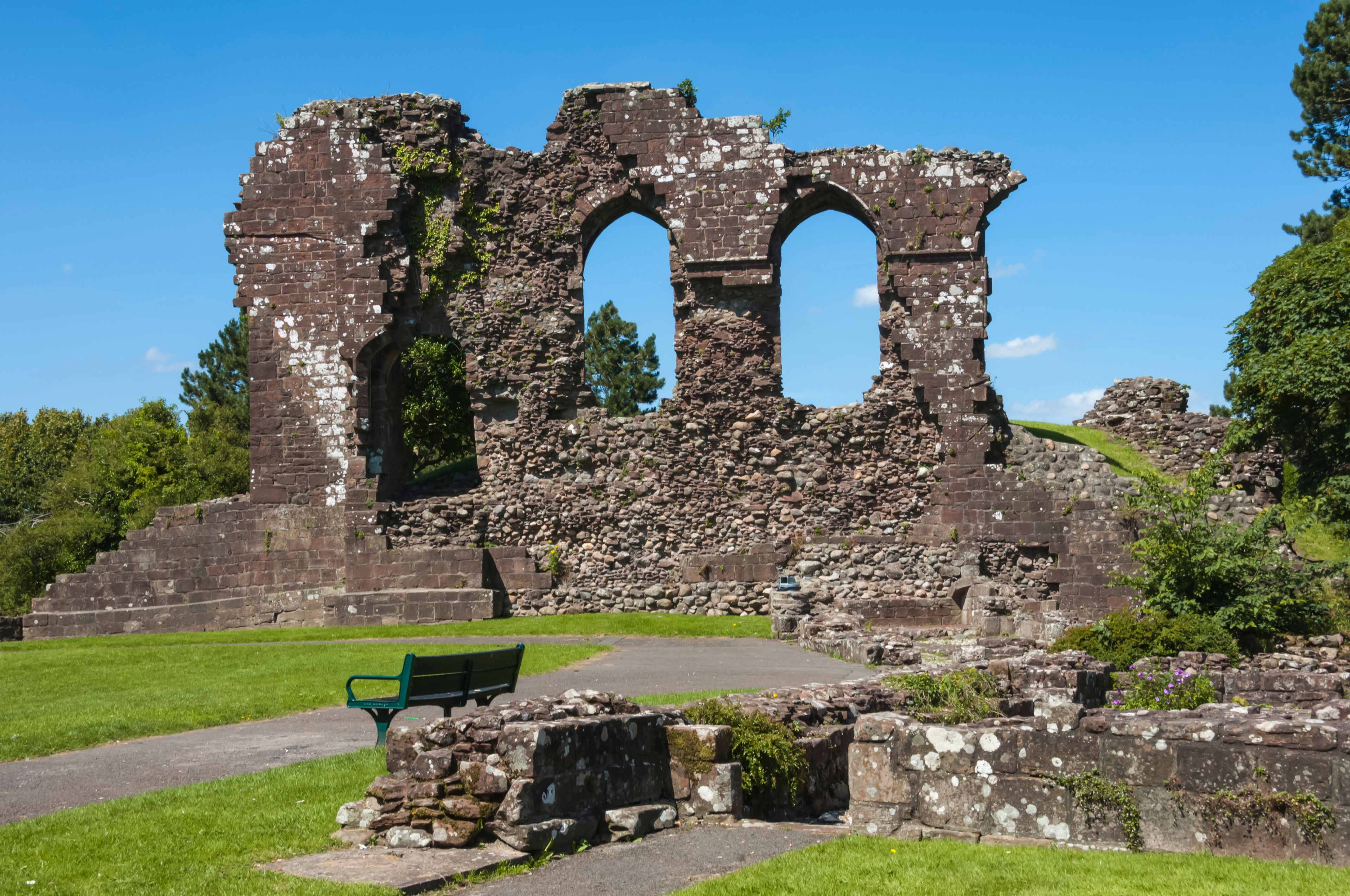 The 12th century Egremont Castle, West Cumberland, Cumbria