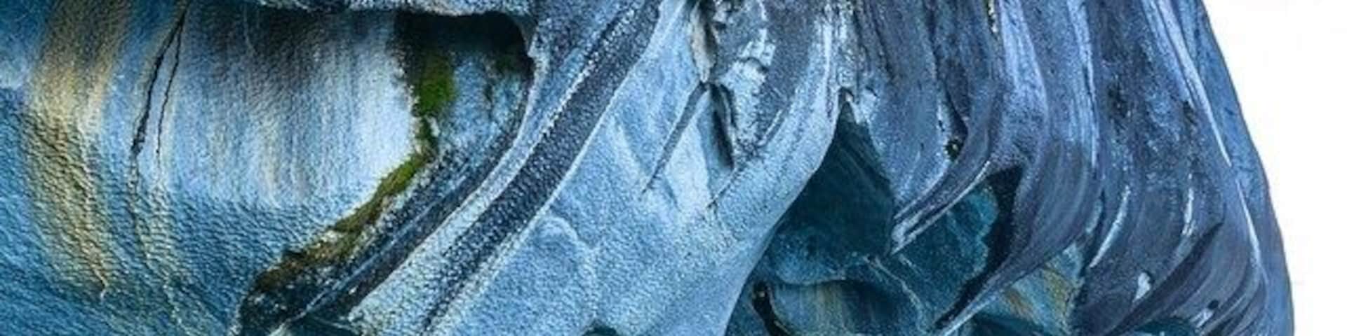 The Marble Cathedral in the General Carrera lake has incredibly beautiful shapes and is surrounded by crystal clear turquoise water! #Cave #Cathedral #Nature #Patagonia