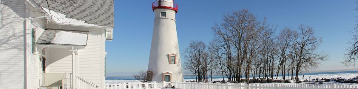 Marblehead Lighthouse in Marblehead, Ohio, United States, is the oldest lighthouse in continuous operation on the American side of the Great Lakes.