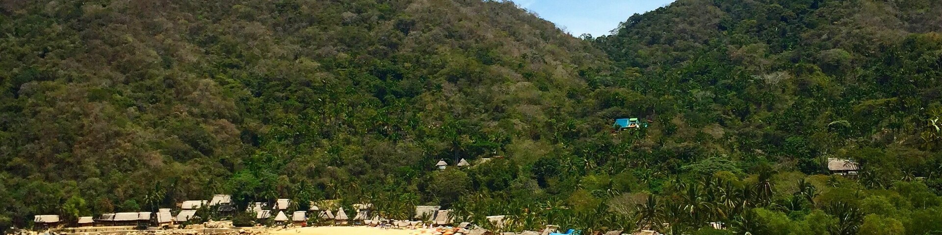 Hike thru town to the waterfall, then follow the signs to the beach! If going to Puerto Vallarta, make a point to visit this old fishing village only accessible by boat! No roads!