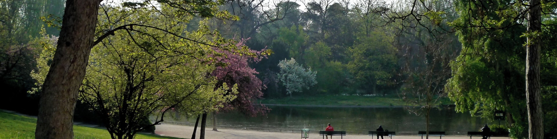 Le bois de Vincennes, avec le lac de Saint-Mandé