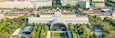 Grand Palais Ephemere on the Champ de Mars park in Paris, France