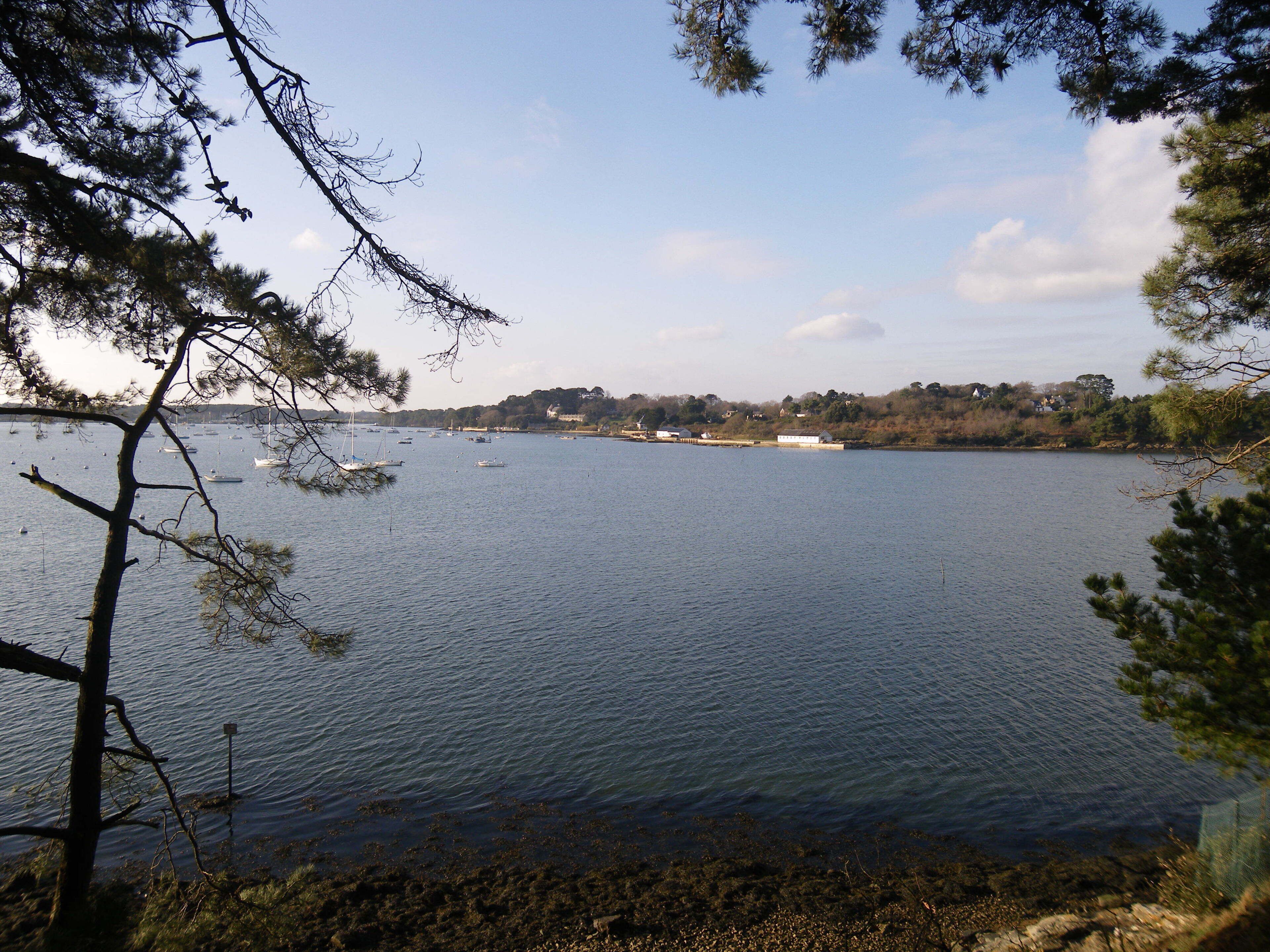 vue depuis la pointe d'arradon