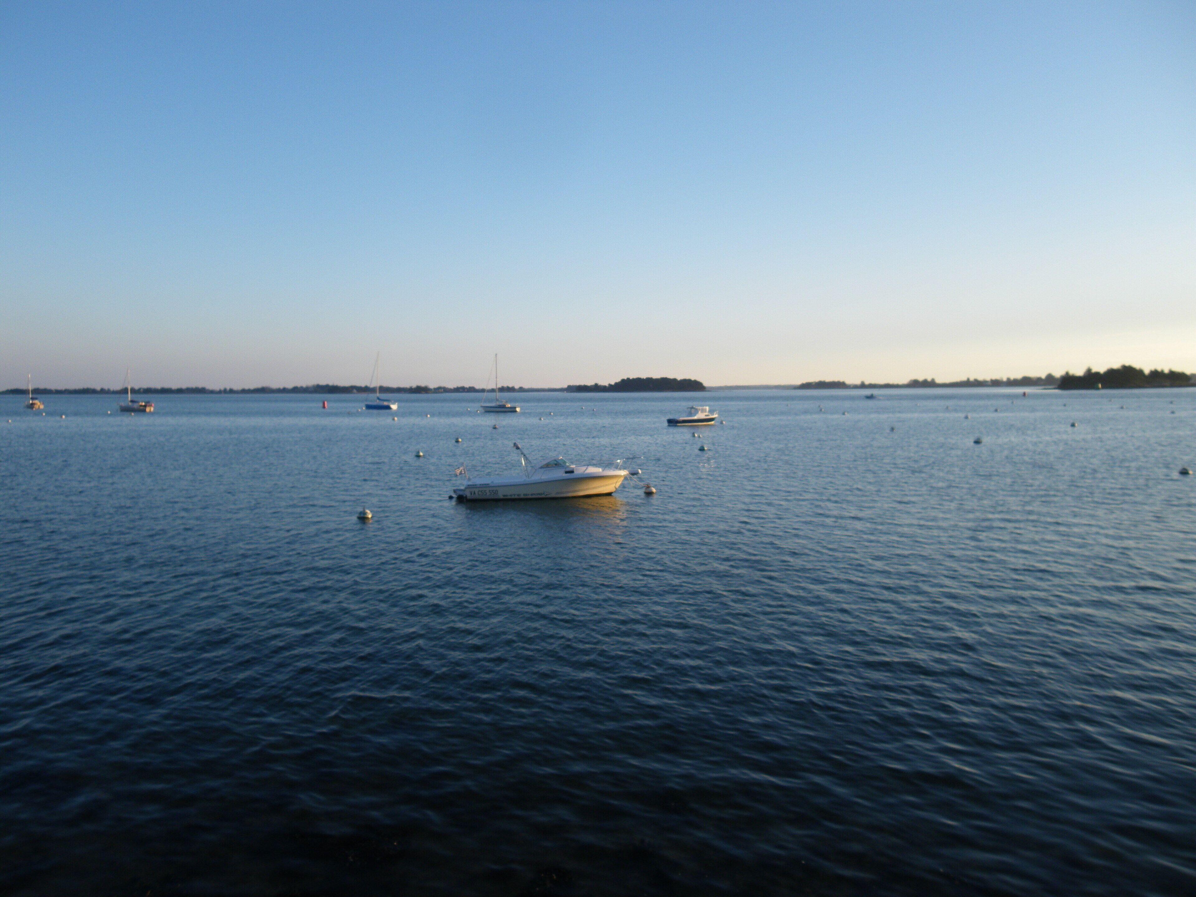 vue depuis la pointe d'arradon