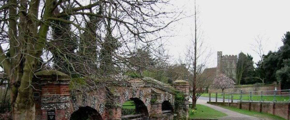 Farningham Ford With old cattle screen.