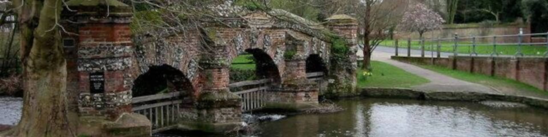Farningham Ford With old cattle screen.