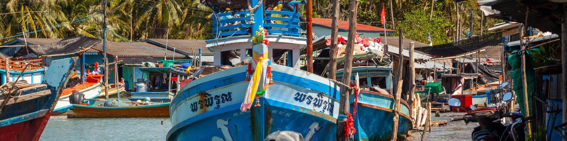 Trat Province showing a bay or harbor