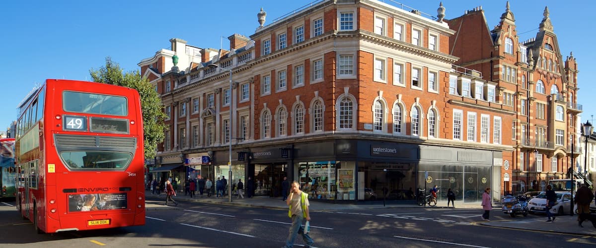 Kensington High Street bevat historische architectuur en straten