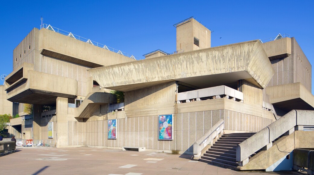 Southbank Centre which includes theatre scenes and modern architecture