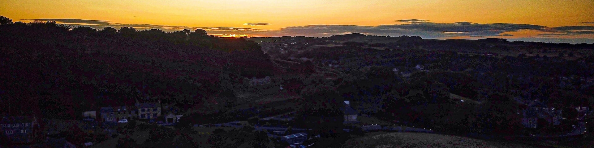 Looking out from garden at 35 meters up