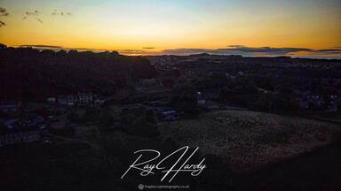 Looking out from garden at 35 meters up