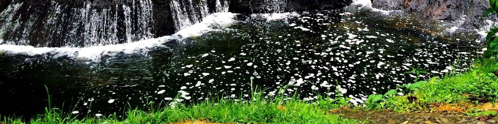 #Colombia #HotSprings #Waterfall