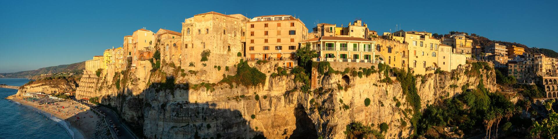 Panorama von Tropea in Kalabrien