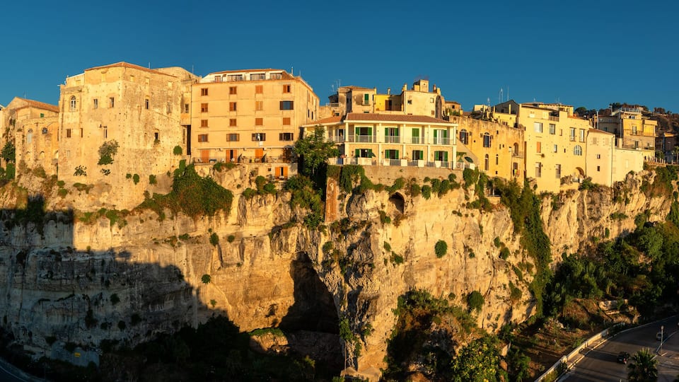 Panorama von Tropea in Kalabrien