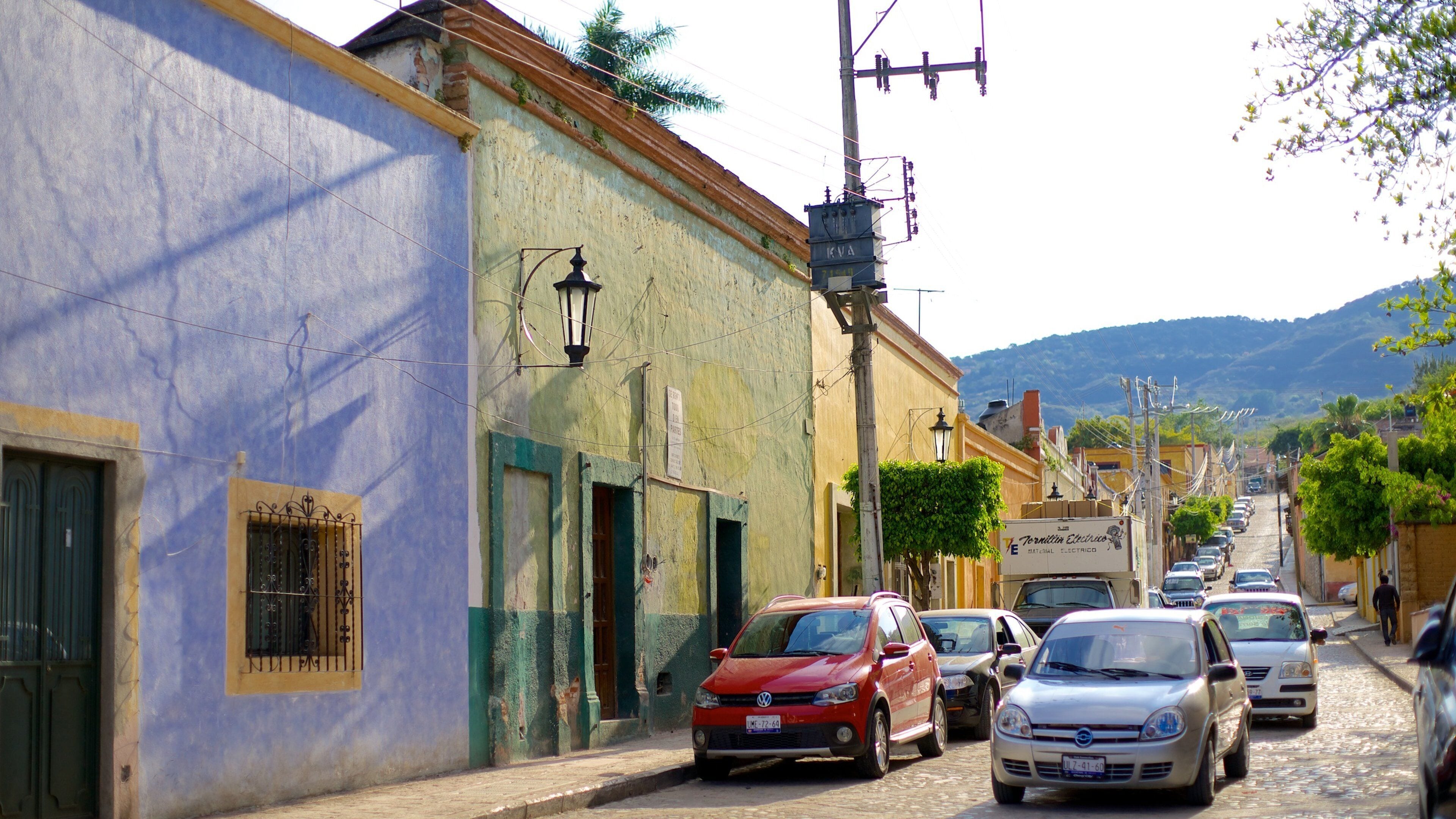 할판 데 세라 이 포함 거리 풍경