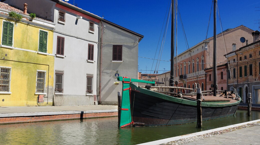 View of Comacchio, Ferrara, Emilia Romagna, Italy