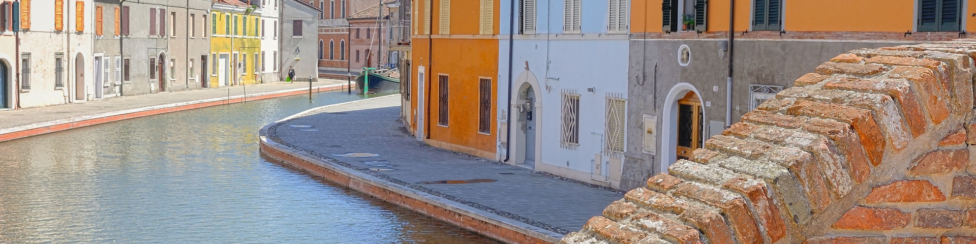 View of Comacchio, Ferrara, Emilia Romagna, Italy