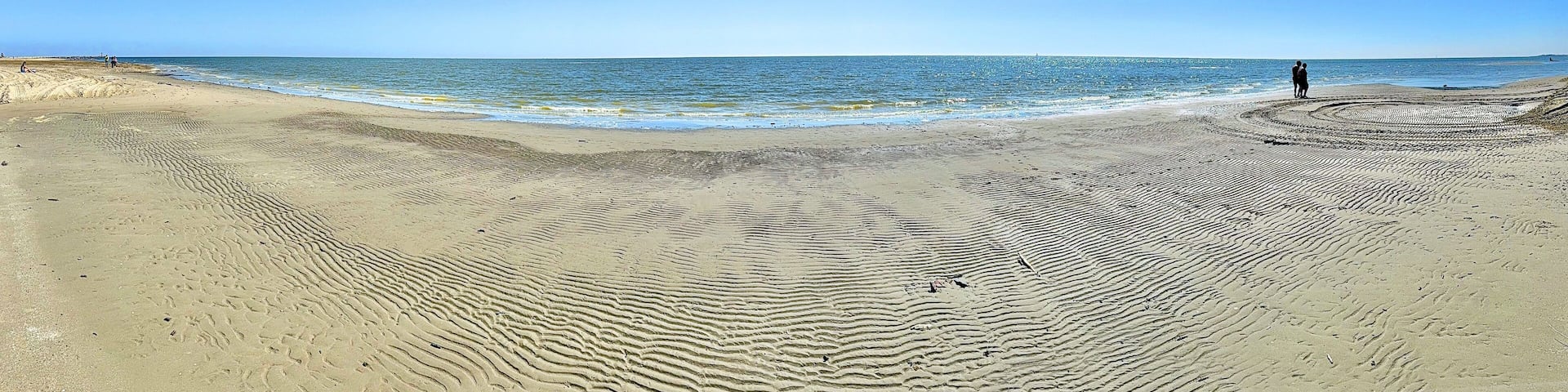 spiaggia e mare a lido degli estensi in italia