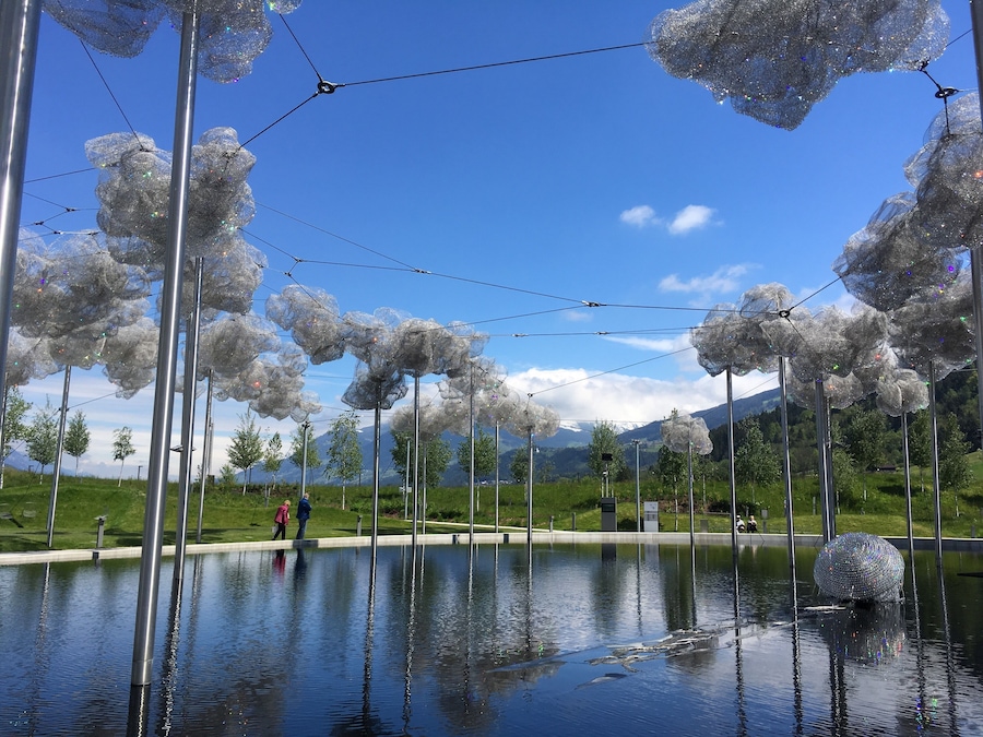 Not your average walk in the park, designing a “garden of the Giant”. Quite an impressive walkabout. - Modern Austrian forests are nothing like what they used to be.
https://kristallwelten.swarovski.com/Content.Node/wattens/Pool_Crystal_Cloud.en.html