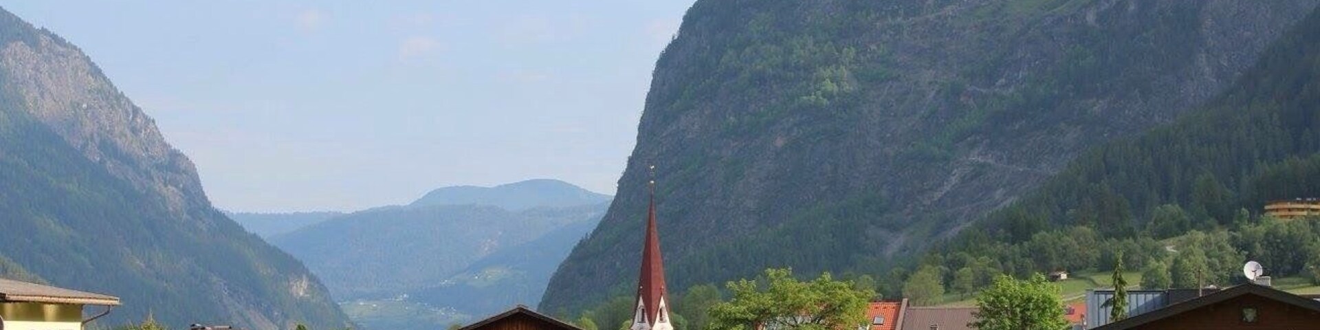 Scenic view
Of the valley and town Umhausen in the Tyrol, Austria. On the way up to the top of the Stuibenfall Waterfall