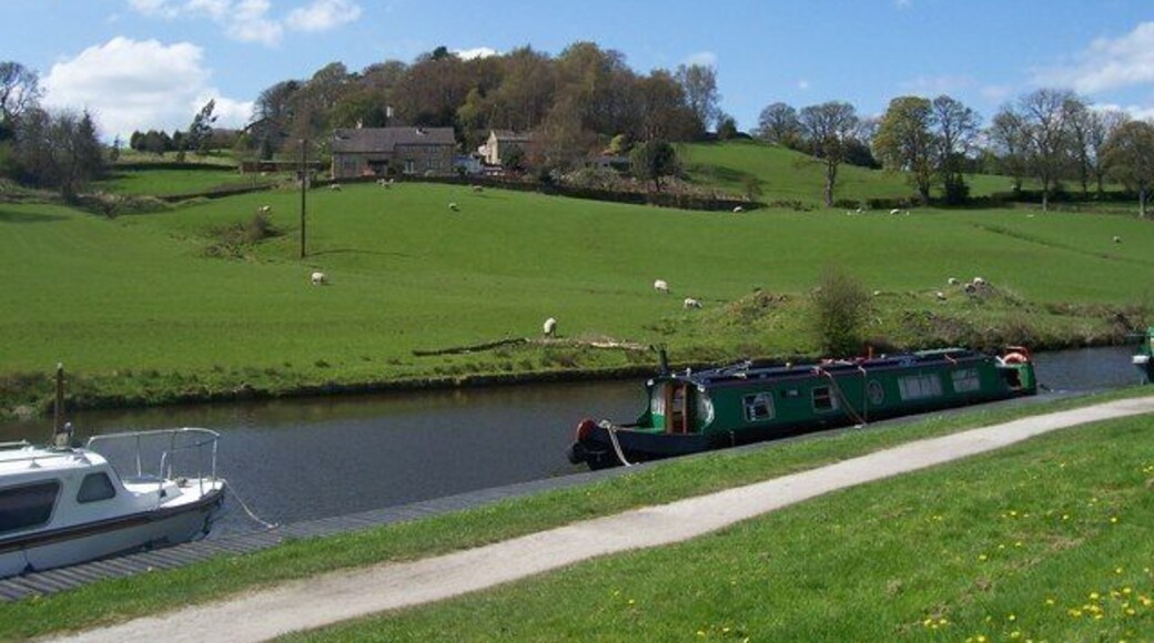 Foulridge Hall from the Lime Kilns.