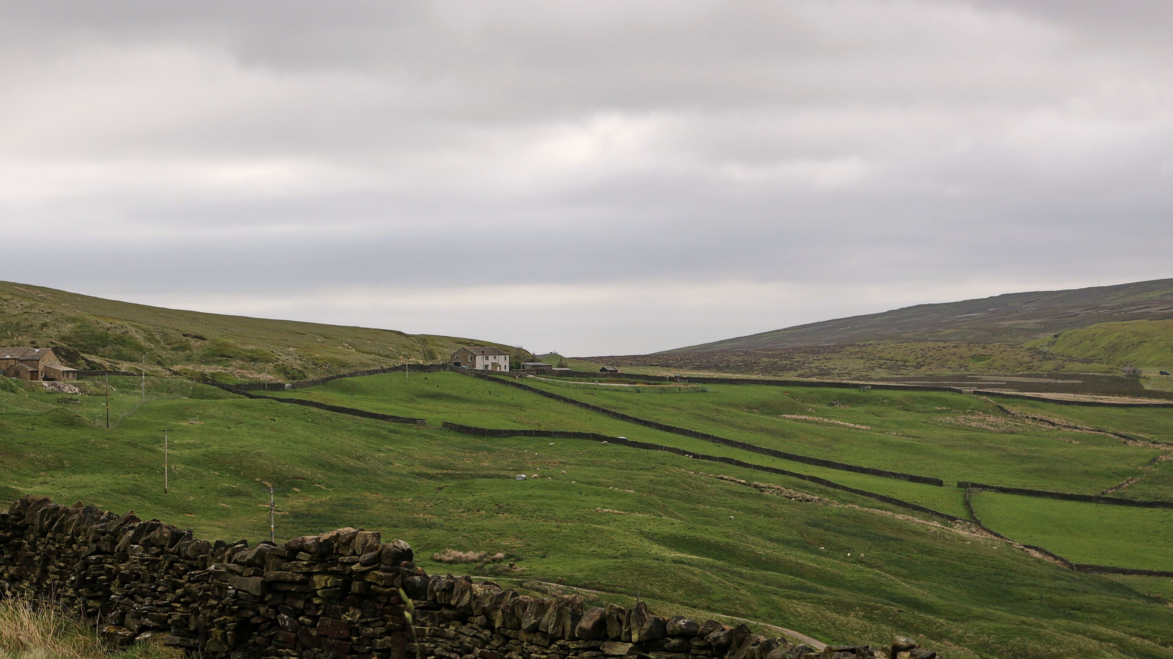 View from Two Laws Rd, Lancashire, England