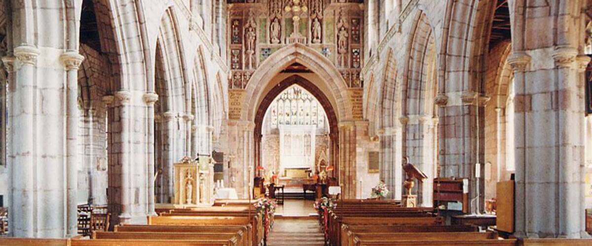 Holy Cross, Crediton, Devon - East end