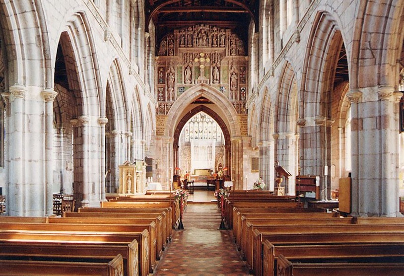 Holy Cross, Crediton, Devon - East end