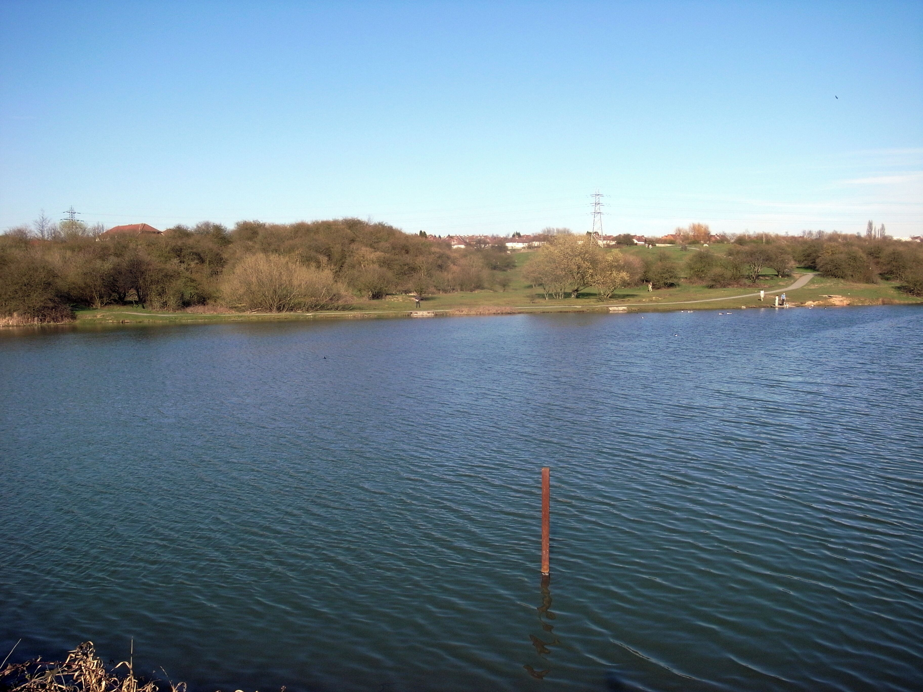 Middle Pool, the middle of the three Fens Pools built to collect and feed water to the Stourbridge Canal in England.