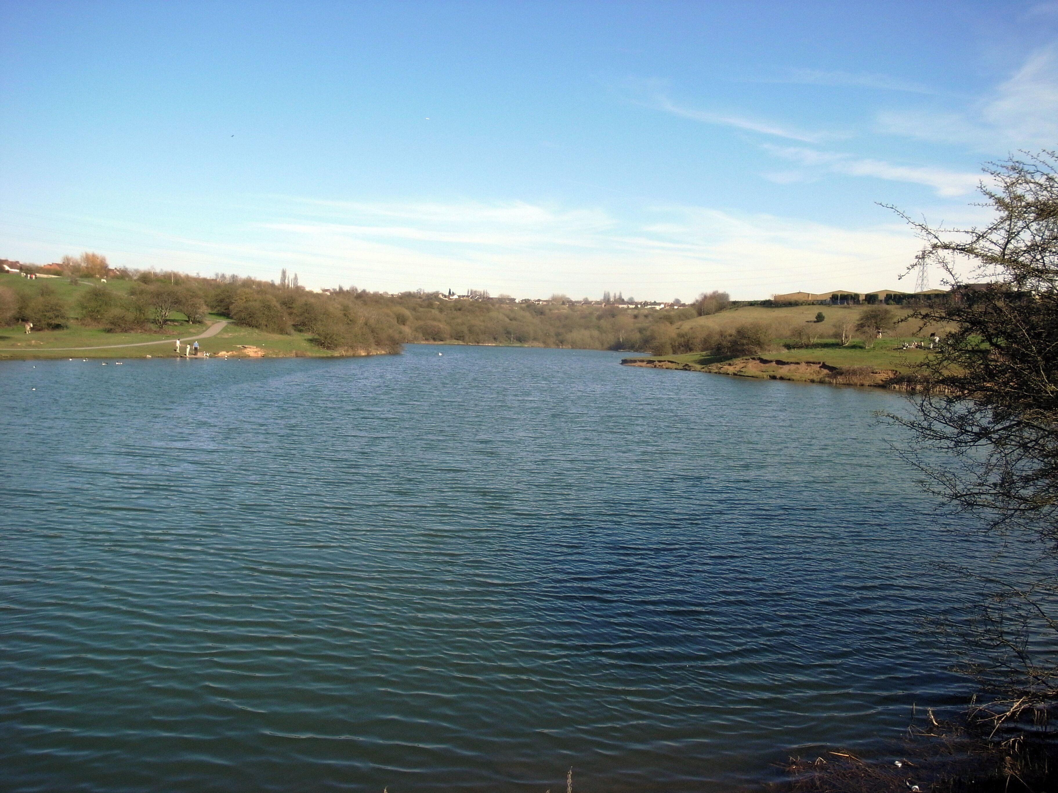 Middle Pool, the middle of the three Fens Pools built to collect and feed water to the Stourbridge Canal in England.