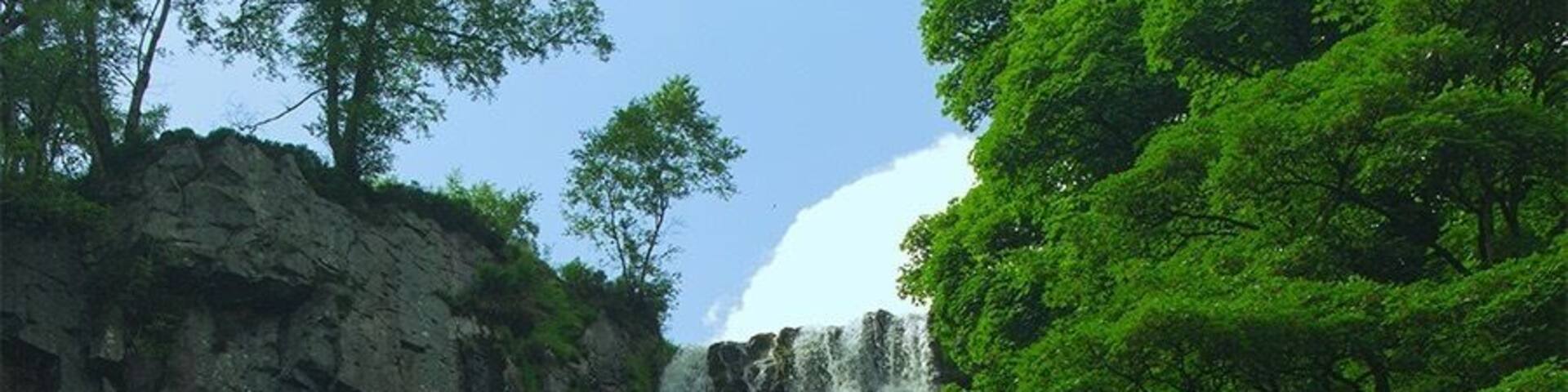 Beautiful waterfall. Largest single drop in England