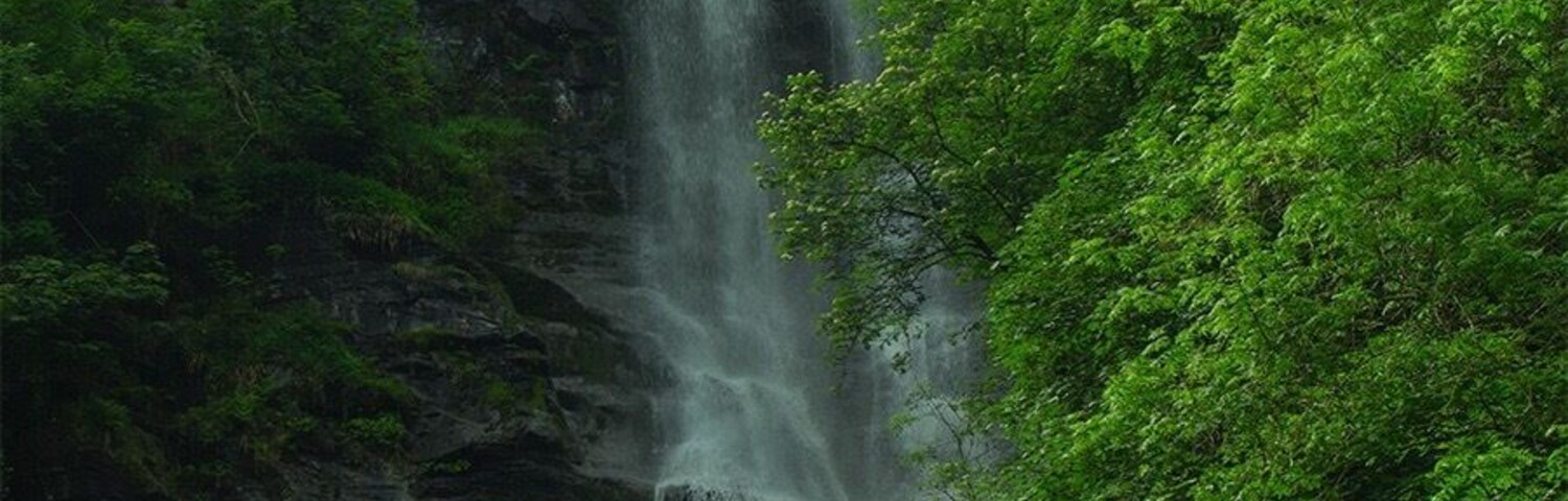Beautiful waterfall. Largest single drop in England