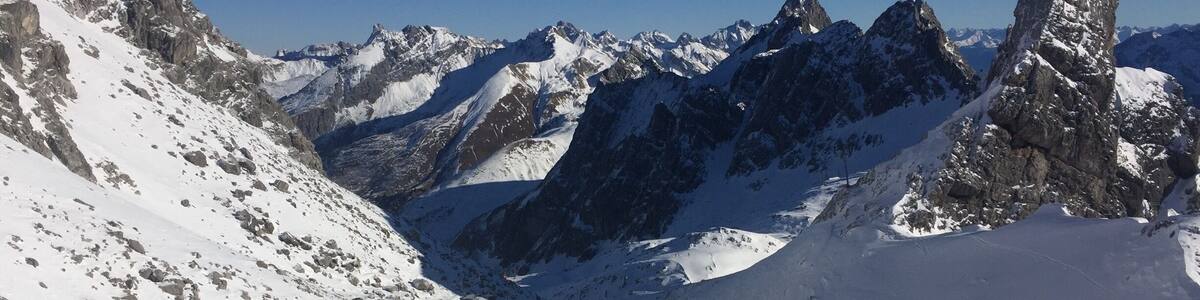 This is the cradle of skiing. The Arlberg Region with hundreds of slopes, nice people, big party and a good quality of snow.