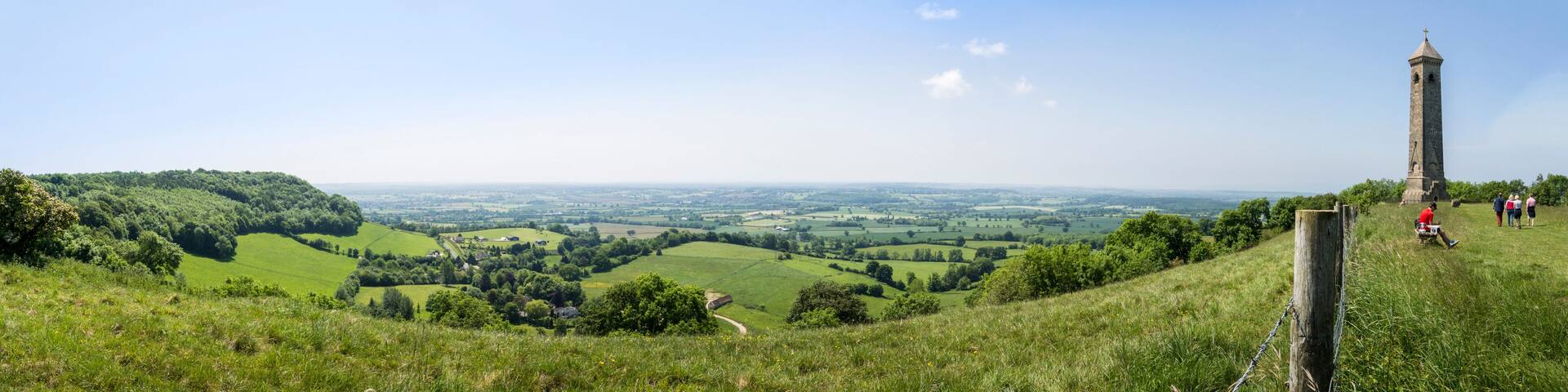 Tyndale Monument Panorama, Gloucestershire, UK